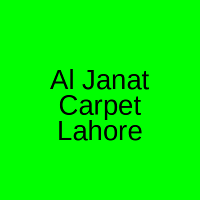 Al Janat Carpet Landa Bazaar Lahore