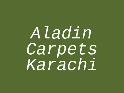 Aladin Carpets Merewether Road Karachi