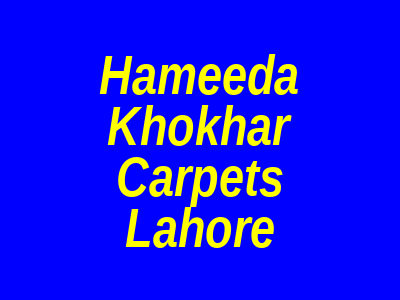 Hameeda Khokhar Carpets Ittefaq Road Lahore