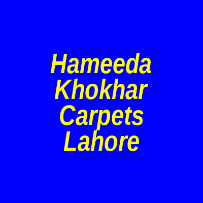 Hameeda Khokhar Carpets Ittefaq Road Lahore