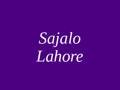 Sajalo PIA Housing Scheme Lahore
