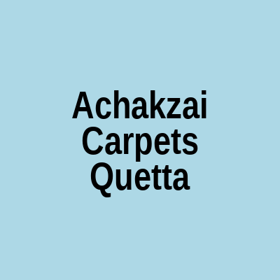Achakzai Carpets Kudiad Complex Quetta