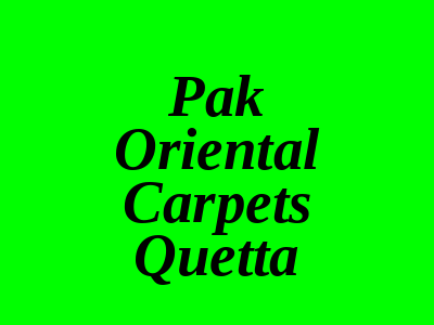 Pak Oriental Carpets Serena Hotel Quetta